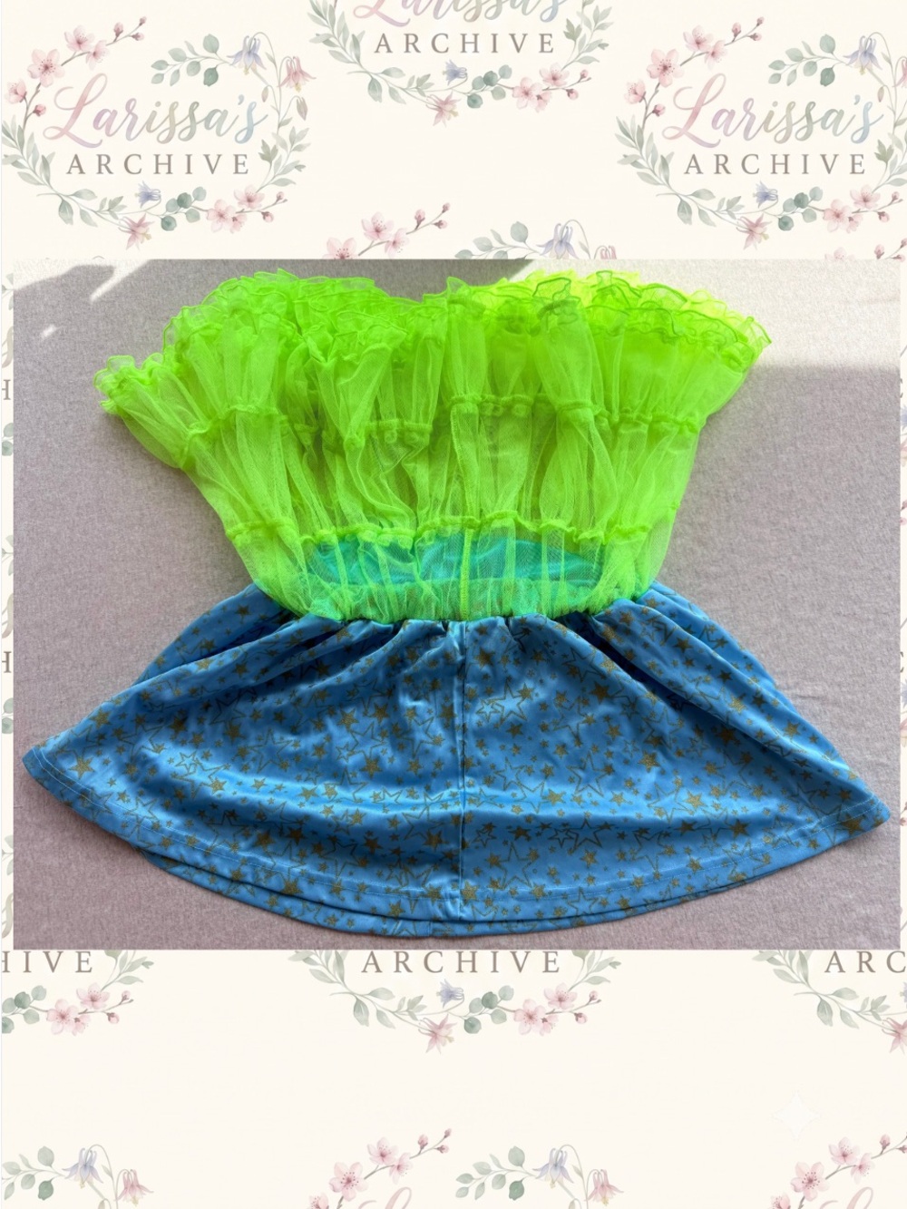 Pink-Latte Dance | 2019 Neon Star Tulle Streetwear Skort | Size JP S | Fits XS - Picture 14 of 16